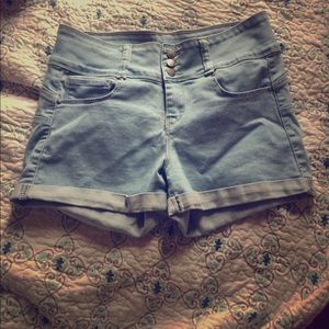 Light blue shorts